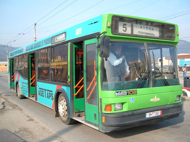 Autobuzele MAZ ale R.A.T. Braşov _B651-5:3